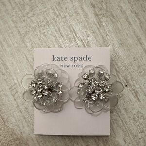 kate spade Silver Floral Kids Earrings